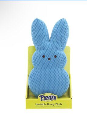 "PEEPS" Bunny Heatable Blue Plush